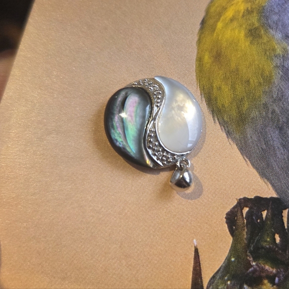 10kt white gold Ben moss diamons pendant - Picture 1 of 3